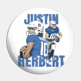 Justin Herbert Los Angeles C Player Name Pin