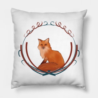 copper fox Pillow