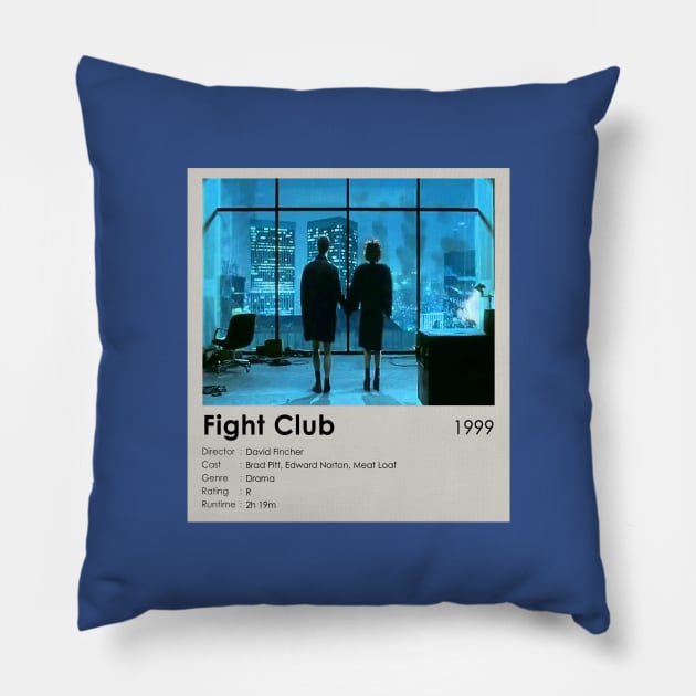 Fight Club Best Movie Scene Pillow by OlkiaArt