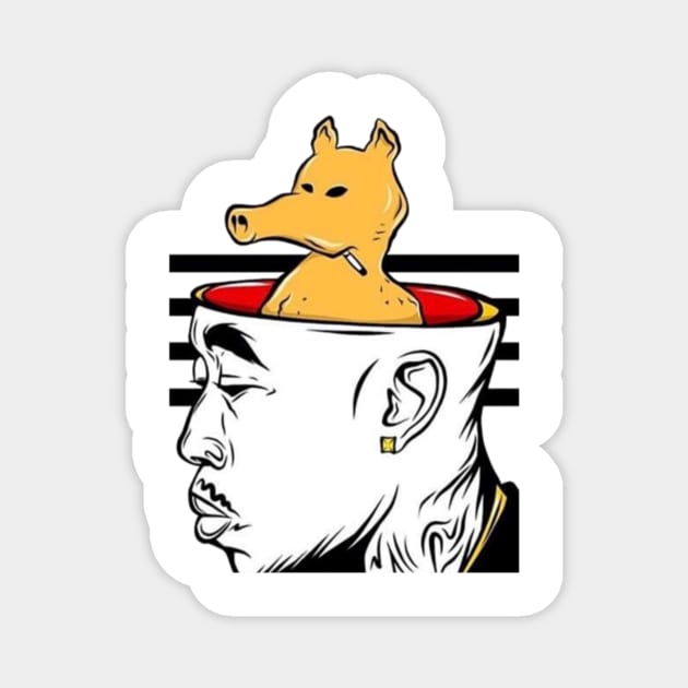 BANDANA MADLIB GIBBS Magnet by tazannaophelia