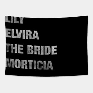 Goth Queens List Name Tapestry