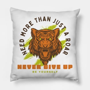 Never Give Up Pillow