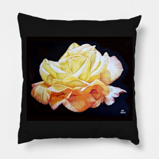 Yellow Rose Pillow