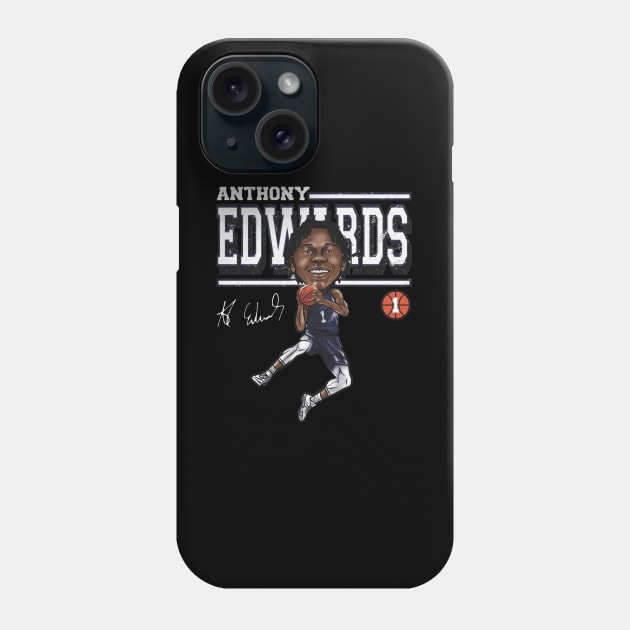 Anthony Edwards Minnesota Cartoon Phone Case by Buya_Hamkac