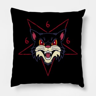 Satanic Cat Pillow