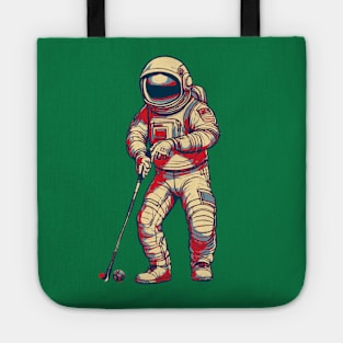 Astronaut Golf Player Tote