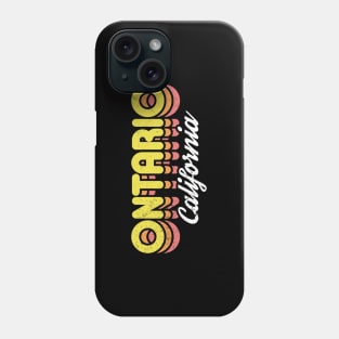 Retro Ontario California Phone Case