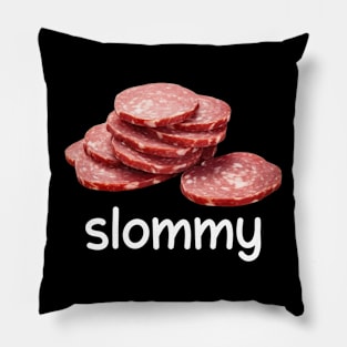 Slommy Salami, Funny Meme Shirt, Ironic Shirt, Shirt Joke Gift, Oddly Specific, Unhinged Shirt, Cursed, Gag Gift, Cringey Pillow