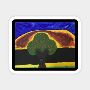 Stormy Tree Magnet