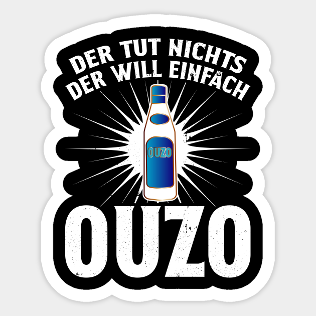 Greece Ouzo Gift Greek Greek Greece Sticker Teepublic