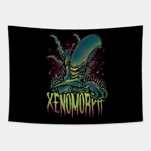 Beware the Xenomorph Tapestry by Fearcheck