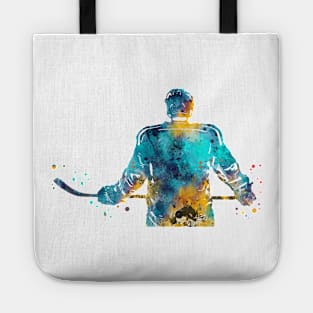 Hockey Player Male Tote