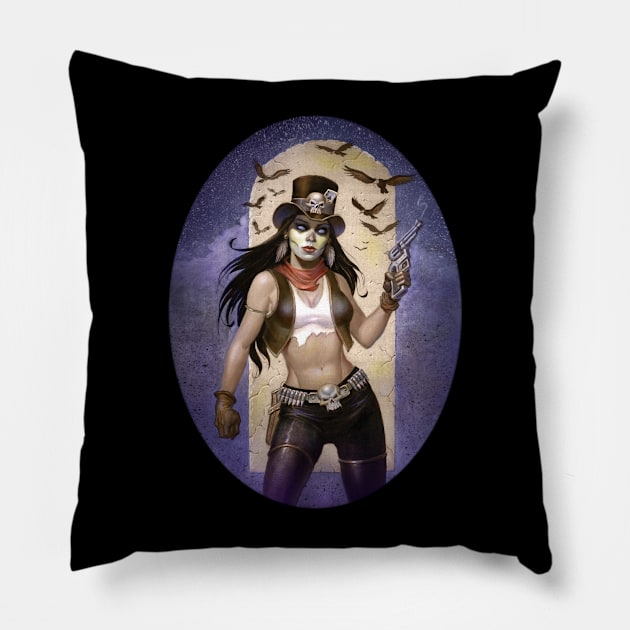 The Gunslinger Pillow by Paul_Abrams