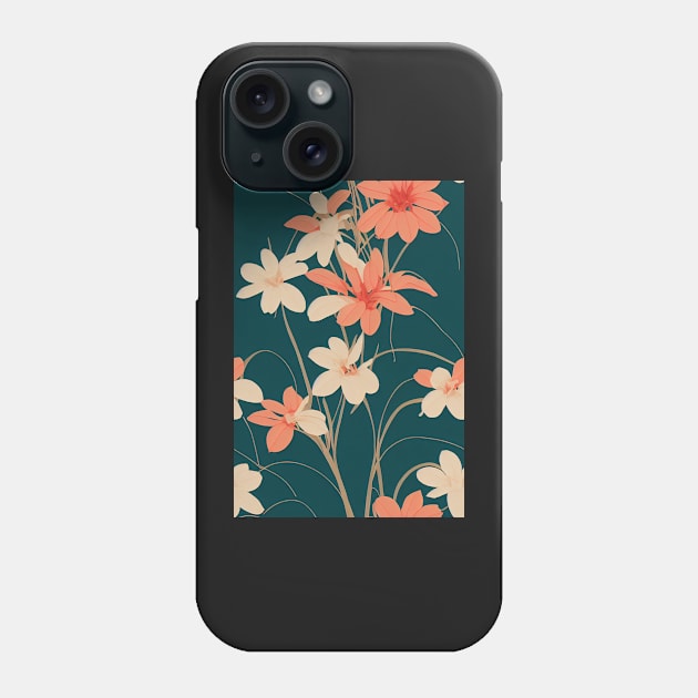 Beautiful Stylized PinkFlowers, for all those who love nature #210 Phone Case by Endless-Designs