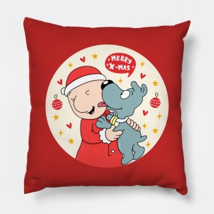 Merry Doug X'mas Pillow