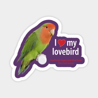 love lovebird (2) Magnet