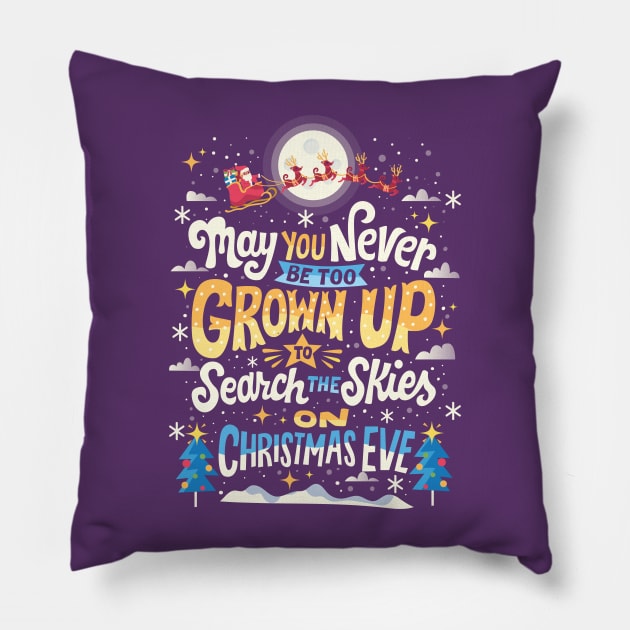 Christmas Eve Pillow by risarodil