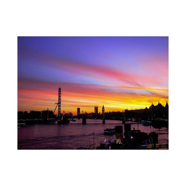 London at Sunset 3 by bywhacky