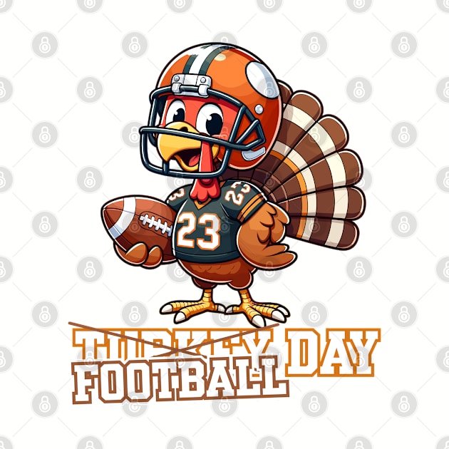 Turkey Day Football Day by DetourShirts