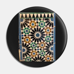 Spanish Alhambra Tilework Pin