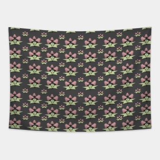 Vintage Floral Design Tapestry