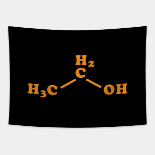 Alcohol Ethanol Molecular Chemical Formula Tapestry