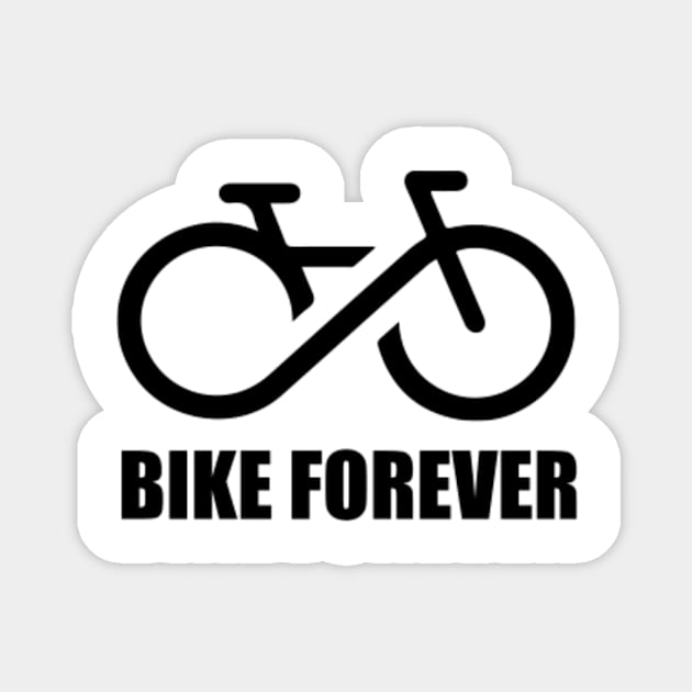 Bike forever Magnet by JJtravel