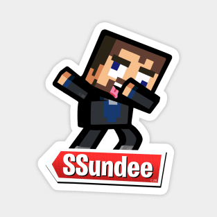 Dabbing Ssundee Magnet