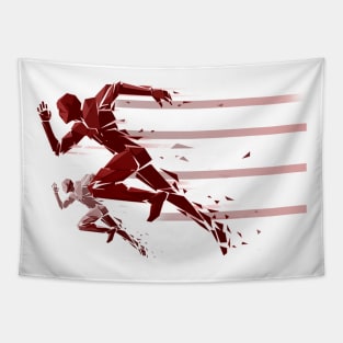 Running Men Tapestry