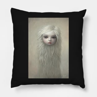 fur girl mark ryden the snow yack 2008 - Mark Ryden Pillow