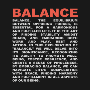 Balance T-Shirt