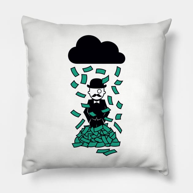 Hipster Rich Pillow by Malchev