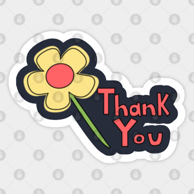 Thank You Kid Flower Yellow Flower Thank You Png Clipart Kids