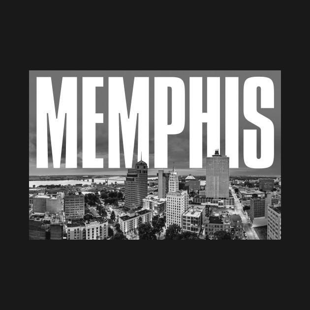 Disover Memphis Cityscape - Memphis - T-Shirt