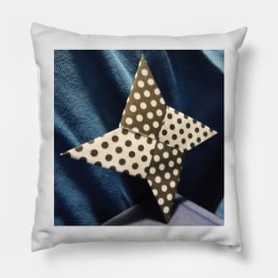 origami ninja star Pillow