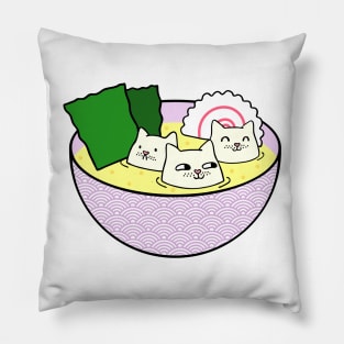 Tofu Cats in Miso Pillow