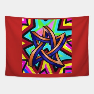 Dancing Inter-dimensional Star Hella Pretty Tapestry