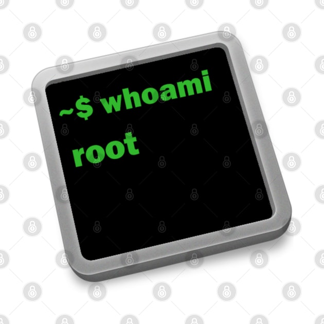 Bash Box Terminal - whoami: root by Cyber Club Tees