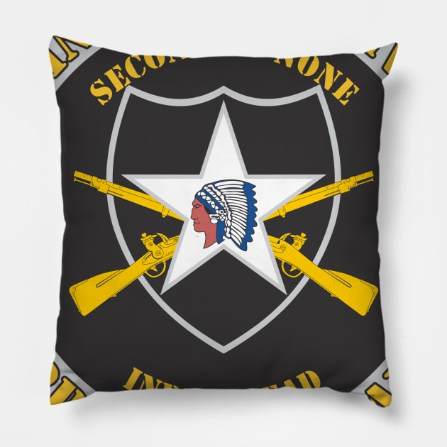 2nd Infantry Division Veteran Pillow by MBK