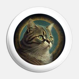 Purrfectly Powerful: Round Cat Designs for the Feline Warrior in You Pin