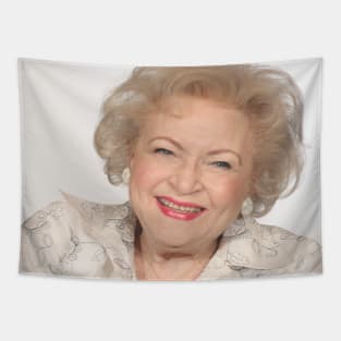 Betty White (Polaroid Framed) Tapestry