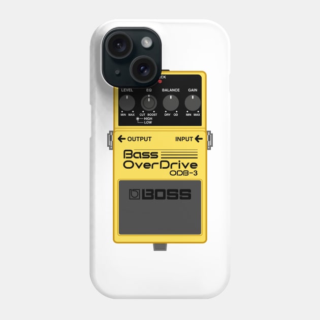 Boss ODB-3 Bass OverDrive Guitar Effect Pedal Phone Case by conform