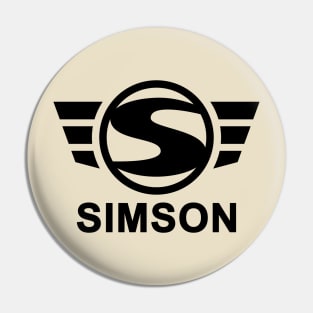 Simson logo (black) Pin