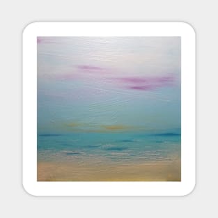 Ocean Abstract Pastels Magnet