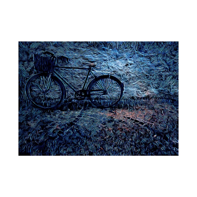 BLUE LINE BICYCLE. CREATIVE JUICES by mister-john