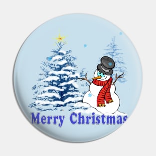 Winter holiday Pin