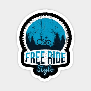 Free Ride Style Bicycle Design With Nature Sky Magnet