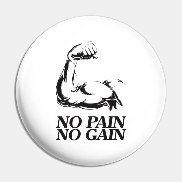 No pain no gain - Crazy gains - Nothing beats the feeling of power that weightlifting, powerlifting and strength training it gives us! A beautiful vintage design representing body positivity! Pin by Crazy Collective