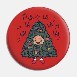 Christmas Tree Charmy La La La Pin