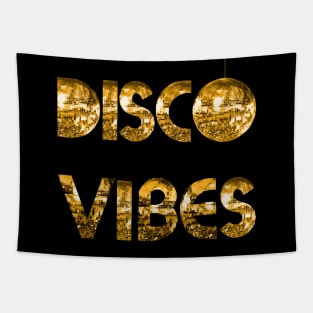 Gold Disco Vibes Tapestry